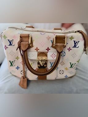 Authentic Louis Vuitton Multicolor Speedy * Rare collectors piece